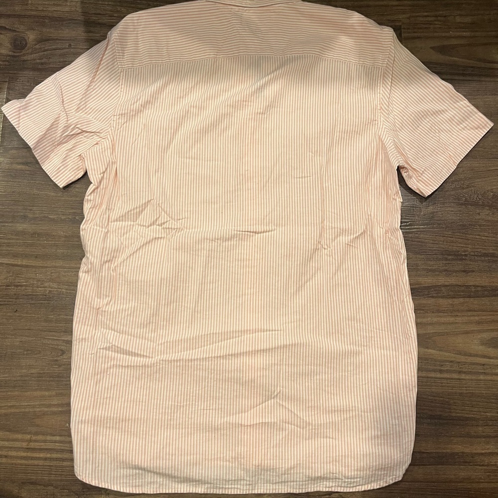 Tommy Hilfiger Orange Casual Button Down Shirt - Picture 3 of 3